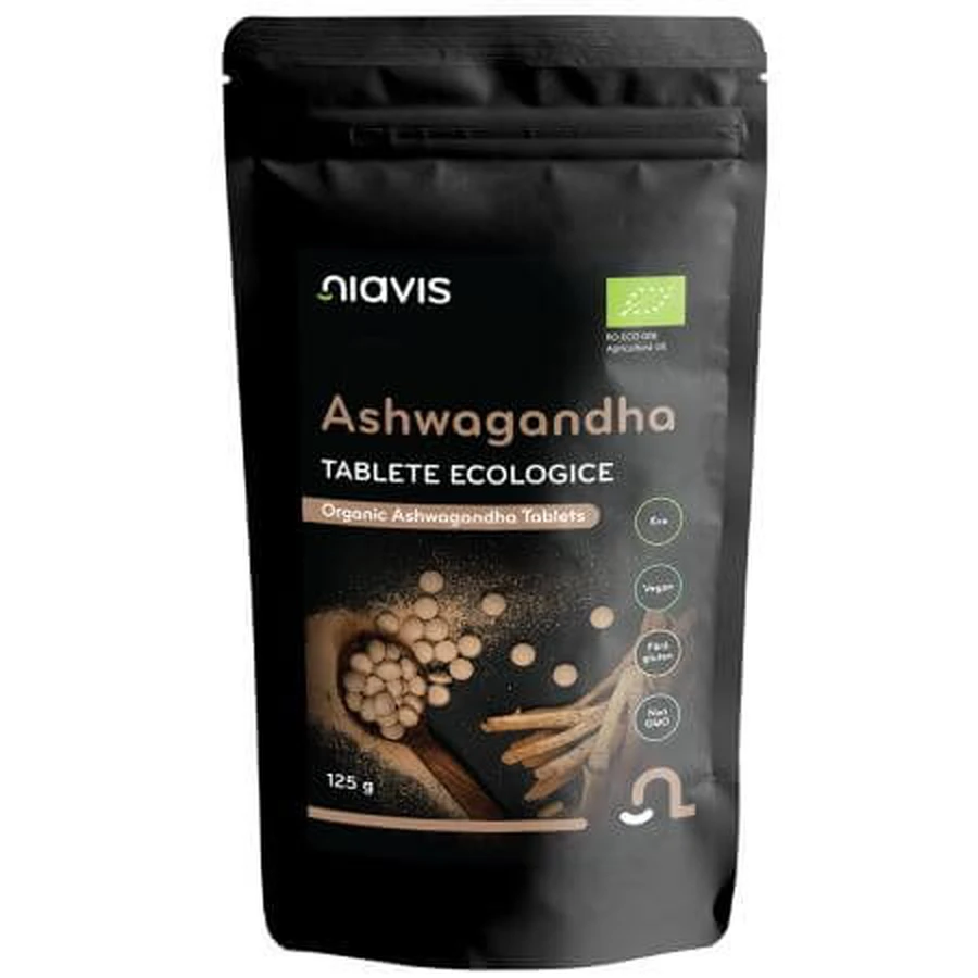 Ashwagandha Bio-Tabletten, 125 g, Niavis