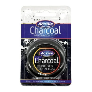 Waxed interdental waxed carbon interdental tape, Active Oral Care, 50 m, Beauty Formulas