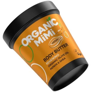 Regenererende Bodybutter met olijfolie en papaja Bodybutter, 200 ml, Biologische Mimi