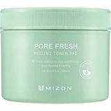 Discos exfoliantes empapados en tónico con AHA, BHA y PHA Pore Fresh, 60 unidades, Mizon