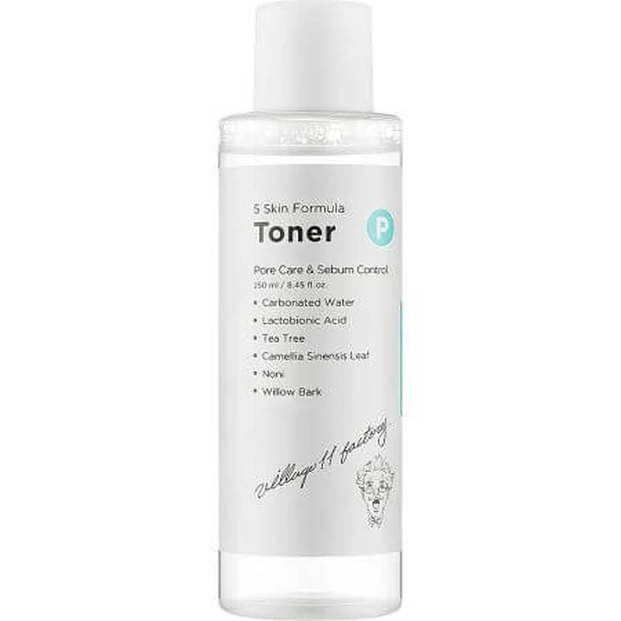 Balancing Face Toner 5 Skin Formula, 250 ml, Village 11 Factory