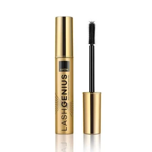 Máscara de pestañas voluminizadora y alargadora Marrón Negro, Lash Genius Multitask & Multiply, 10 ml, Avon