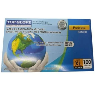 Latex gloves Roval Med, XL (113 mm), 100 pieces, Top Glove