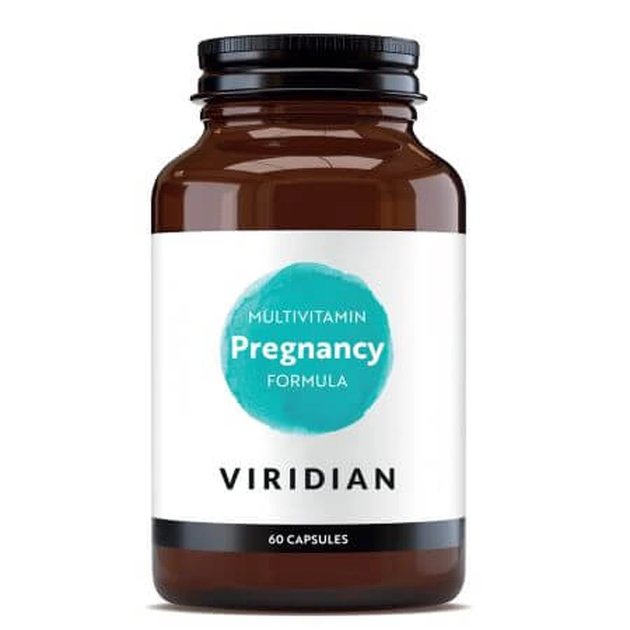 Multivitaminas Embarazo, 60 cápsulas, Viridian