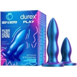 Anal plug set Deep & Deeper, 2 pieces, Durex