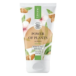 Crèmige gezichtsreinigingsgel met amandelextract Plantenkracht, 150 ml, Lirene