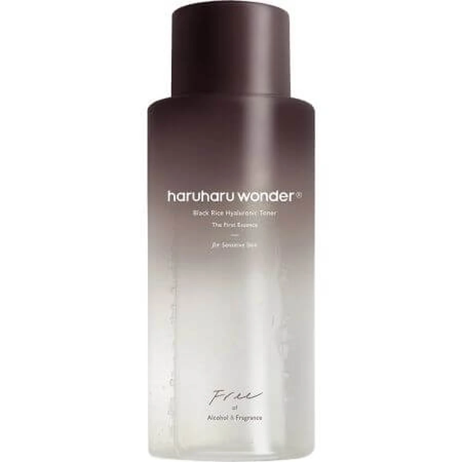 Feuchtigkeitsspendendes Gesichtswasser für empfindliche Haut ohne Alkohol Black Rice Hyaluronic, 300 ml, Haruharu Wonder