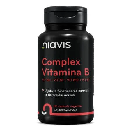 Vitamin B Complex, 60 capsules, Niavis