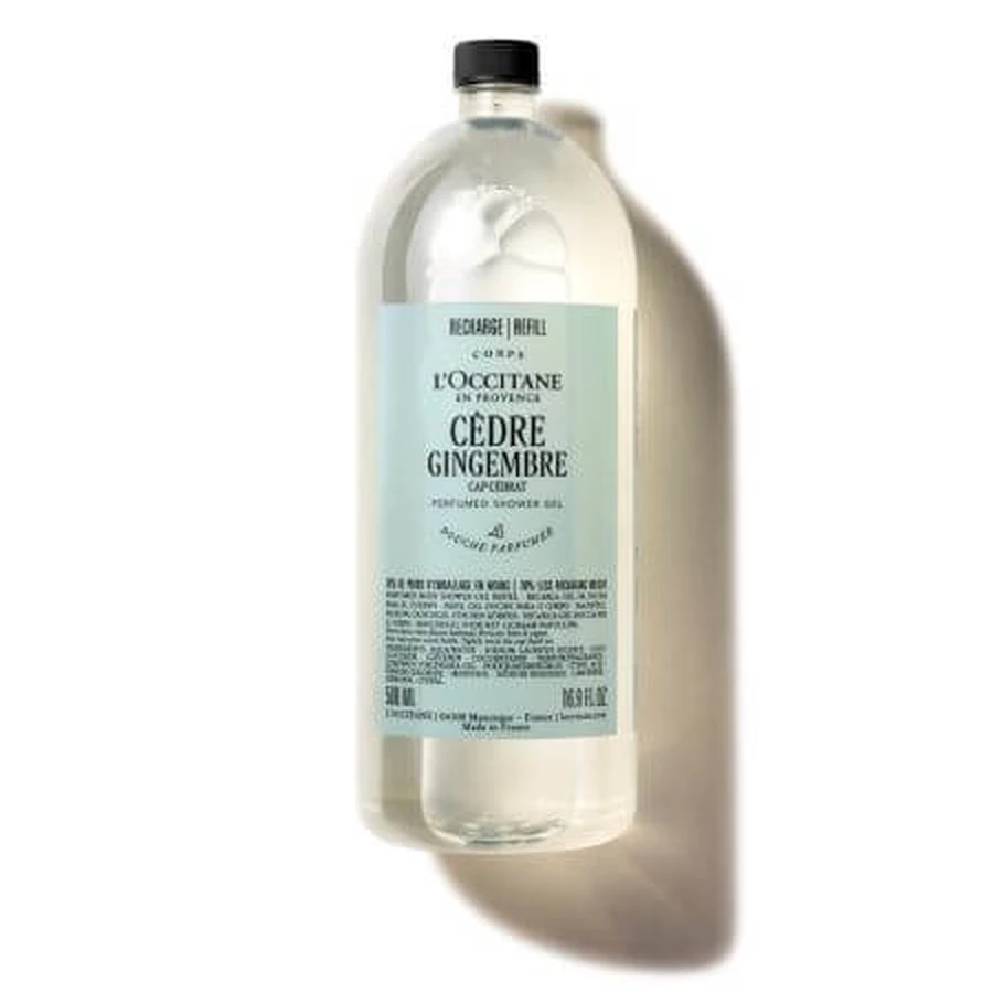 Navulling Heren Douchegel Cedrat Cap, 500 ml, L'Occitane