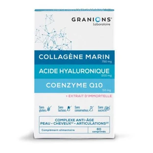 Collagen, Hyaluronic Acid and Coenzyme Q10, 60 tablets, Granions