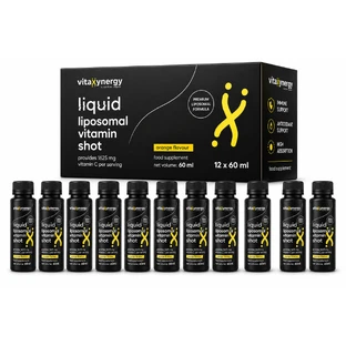 Liposomales Vitamin C mit Orangengeschmack, 12 x 60 ml, Vitaxynergy