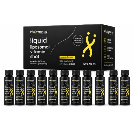 Liposomales Vitamin C mit Orangengeschmack, 12 x 60 ml, Vitaxynergy