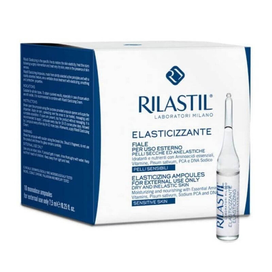 Comprar RILASTIL ELASTICIZANTE - Ampollas para el cuidado de la piel sensible, elástica y con cicatrices 10 x 5ml RILASTIL ELASTICIZANTE - Ampollas para el cuidado de la piel sensible, elástica y con cicatrices 10 x 5ml