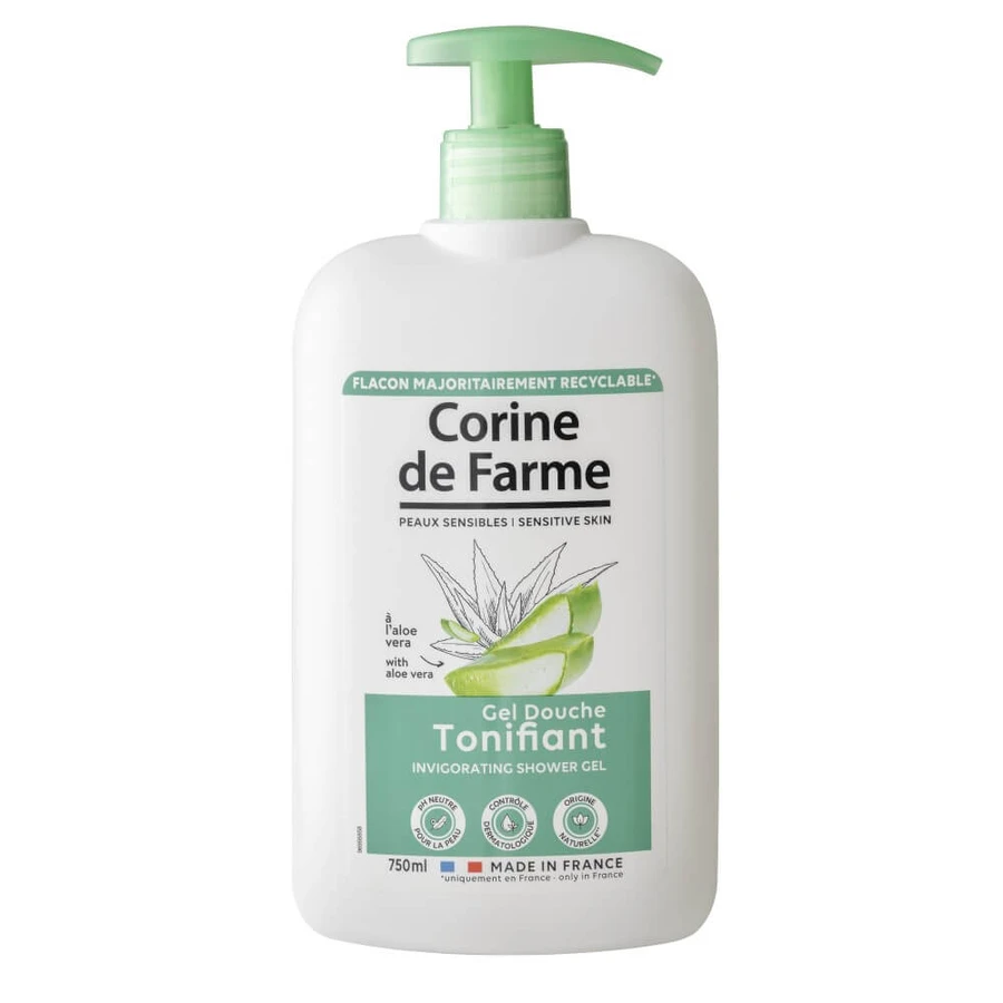 Verstevigende douchecrème met aloë vera, 750 ml, Corine de Farme