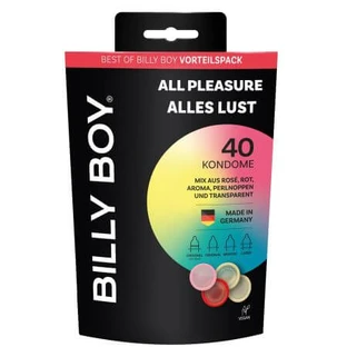 All Pleasure Condoms, 40 pieces, Billy Boy