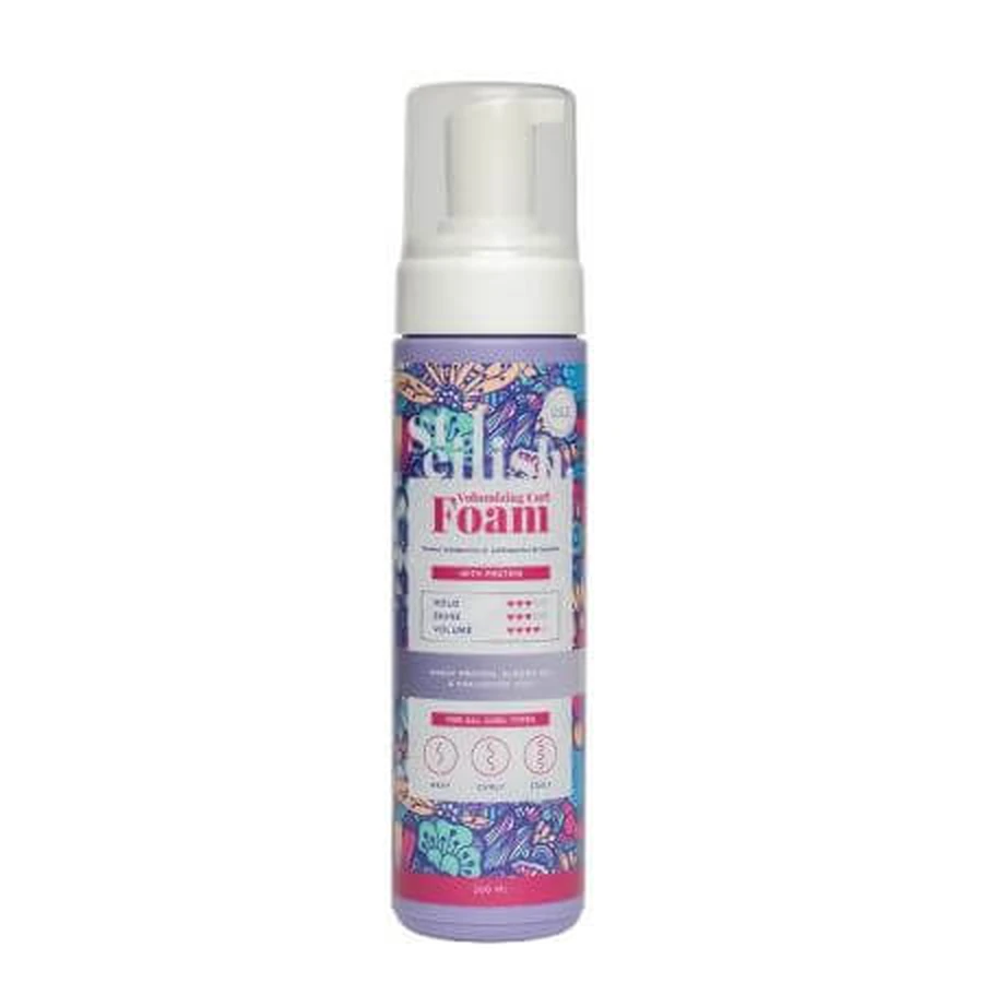 Stylingmousse voor krullend haar, 200 ml, Steilish