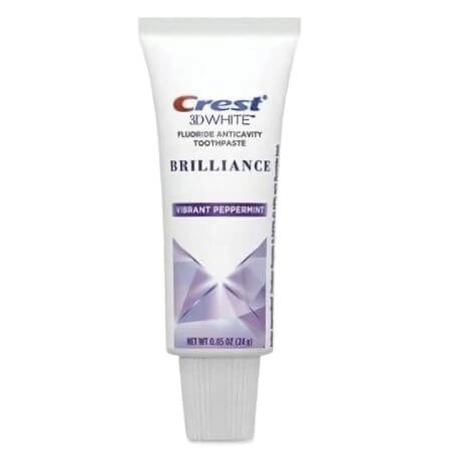Brilliance Brilliance Vibrant Peppermint Whitening Whitening Zahnpasta, 24 g, Crest