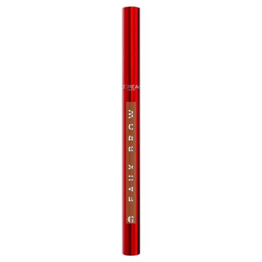 Pincel para cejas con doble pincel Sombra Auburn Infaillible Faux Brow, 1 ml, Loreal