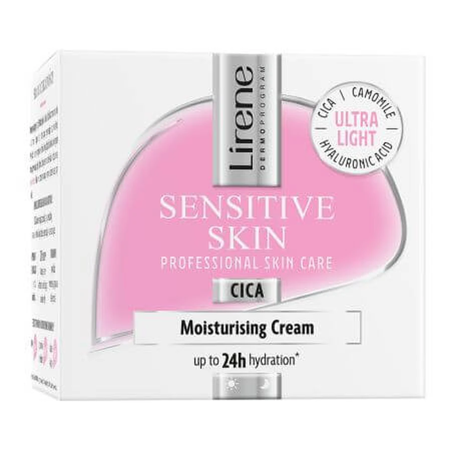 Crema facial hidratante para pieles sensibles Sensitive Skin, 50 ml, Lirene