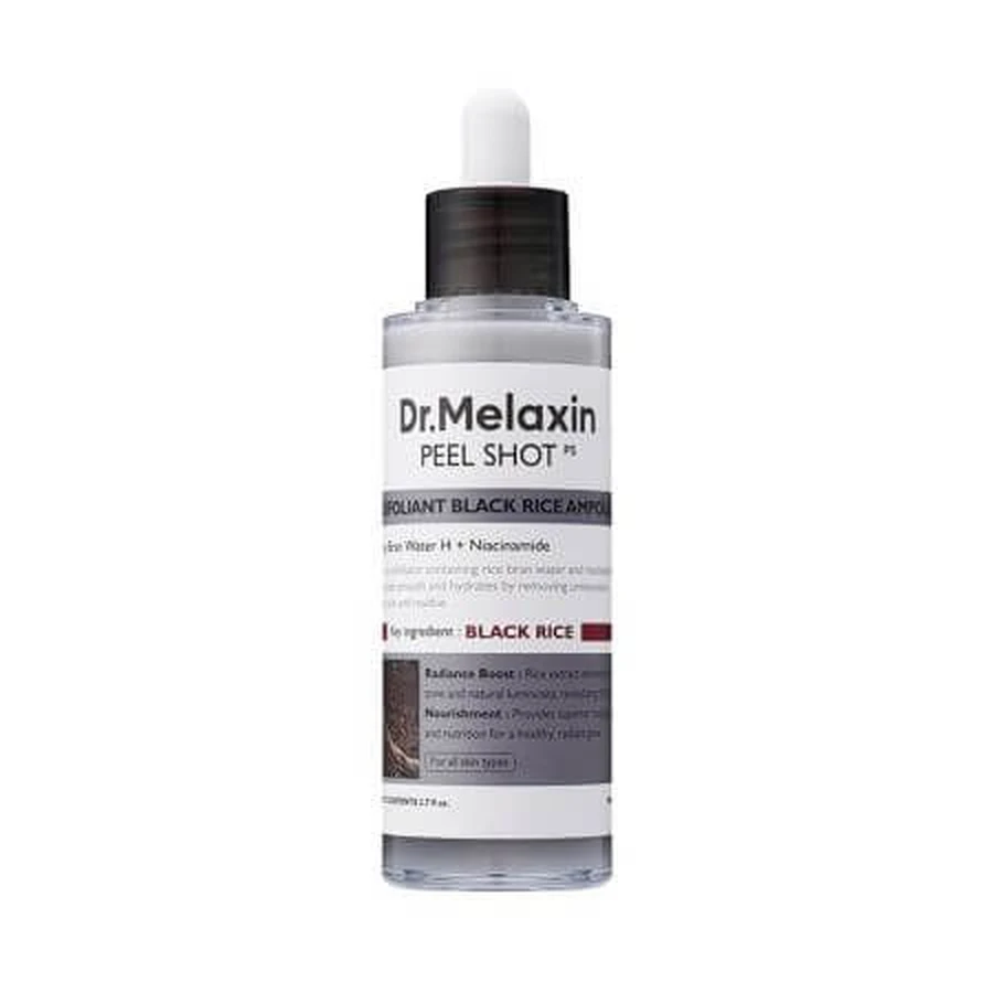 Peel Shot black rice exfoliating serum, 80 ml, Dr. Melaxin