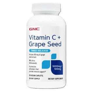 Vitamin C mit Traubenkernen, 30 Tabletten, GNC