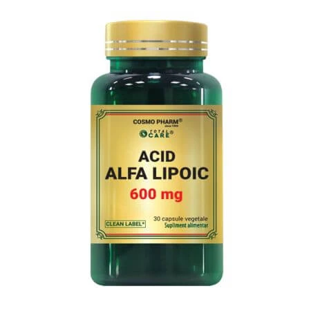 Alpha Lipoic Acid, 600 mg, 30 capsules, Cosmo Pharm