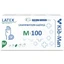 Wegwerp witte latex handschoenen, maat M, 100 stuks, Kid-Man
