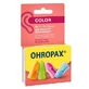 Color noise-canceling earplugs, 8 pieces, Ohropax