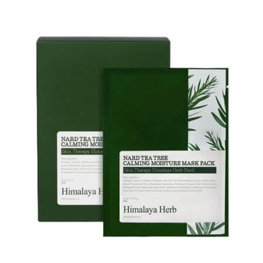 Masque hydratant à l'arbre à thé Himalaya Herb Himalaya Tea Tree, 30 pièces, Nard