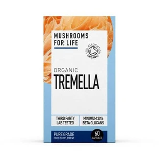 Organic Tremella, 800 mg, 60 capsules, MushroomsForLife