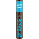 Waterproof mascara 01 Cozy Brown, I Love Extreme Crazy Volume, 12 ml, Essence