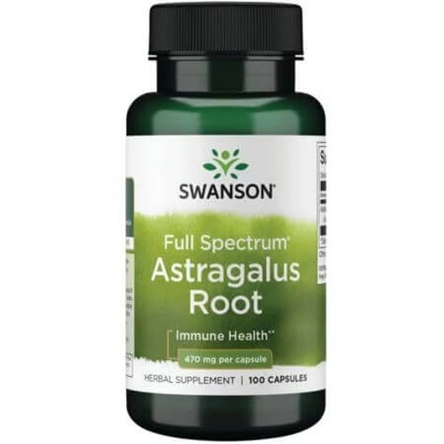Astragalus Wurzel Vollspektrum, 100 Kapseln, Swanson