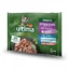 Mélange de nourriture humide avec 4 types de poissons pour chats stérilisés, 4x85 g, Ultima