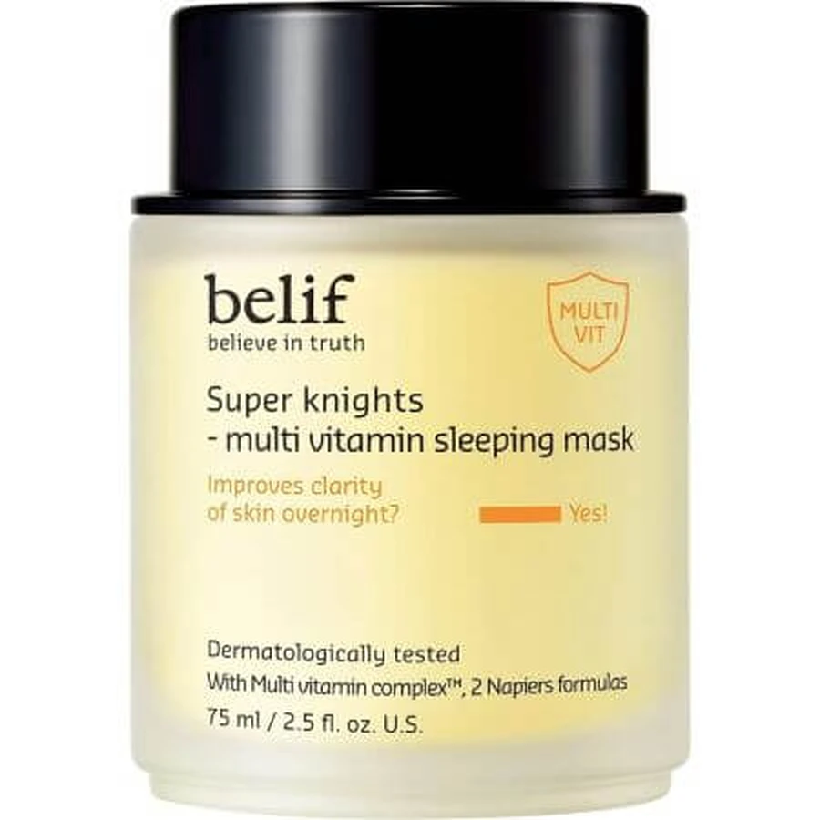 Super Knights multi-vitaminen nachtmasker, 75 ml, Belif
