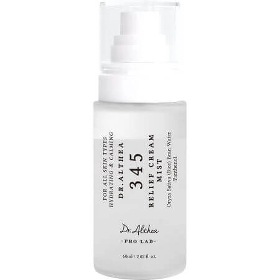 Bruma facial cremosa 345 Alivio, 60 ml, Dr. Althea