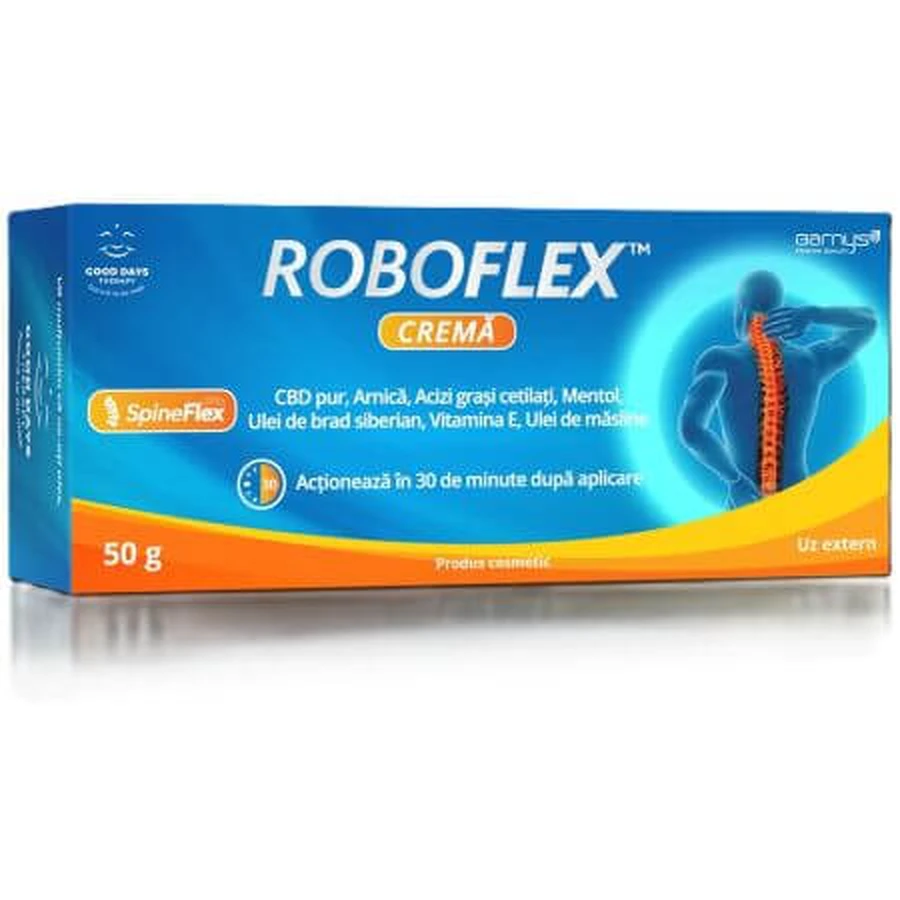 Spine and Back Cream Roboflex, 50 g, Good Days Therapy