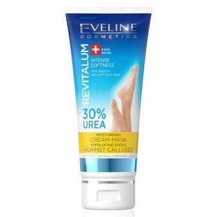 Masque exfoliant pour les pieds et les talons avec 30% d'urée Revitalium, 75 ml, Eveline Cosmetics