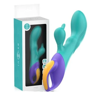Vibrator turquoise Rabbit Fred, 1 stuk, Intense
