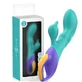 Vibrador turquesa Rabbit Fred, 1 pieza, Intense