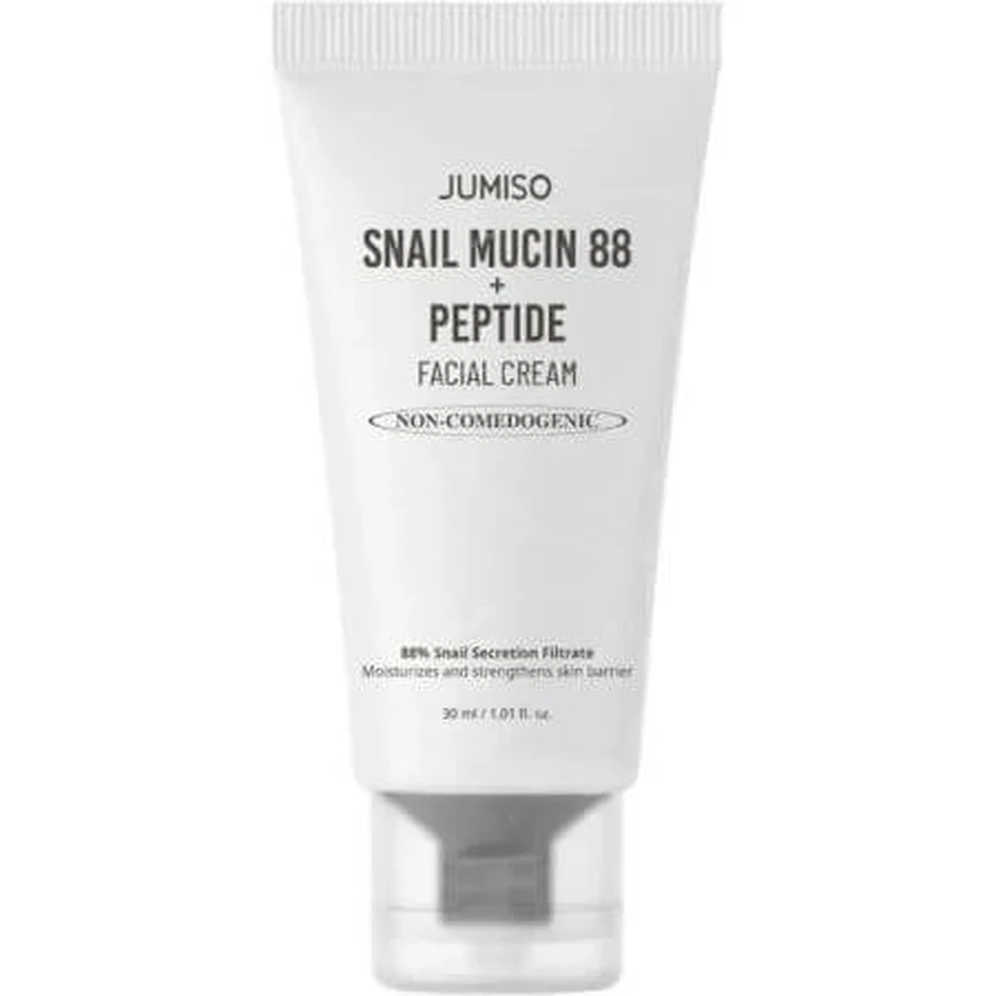 Hydraterende crème met slakkenslijm en peptiden Slakkenslijm 88 + Peptide, 30 ml, Jumiso