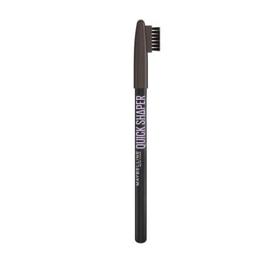 Lápiz definidor de cejas Sombra 05 Deep Brown Quick Shaper, 1 g, Maybelline