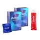 Paquete Prezervative Originals 2x18 unidades + Lubricante Fresa, 50 ml, Durex