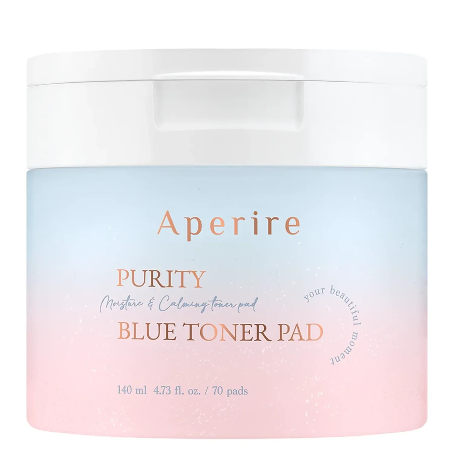 Purity Blue Toner Gesichtswasser-Scheiben, 70 Stück, Aperire