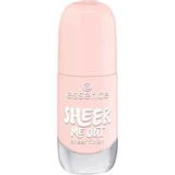 Nagellak 04 Sheer me Out, gelnagellak, 8 ml, Essence