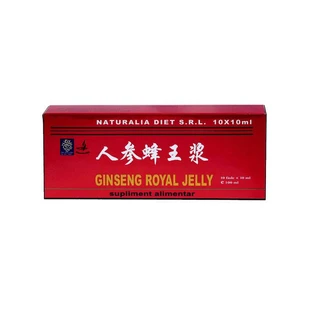 Jalea Real &amp; Ginseng x 10 viales x 10 ml NATURALIA DIET