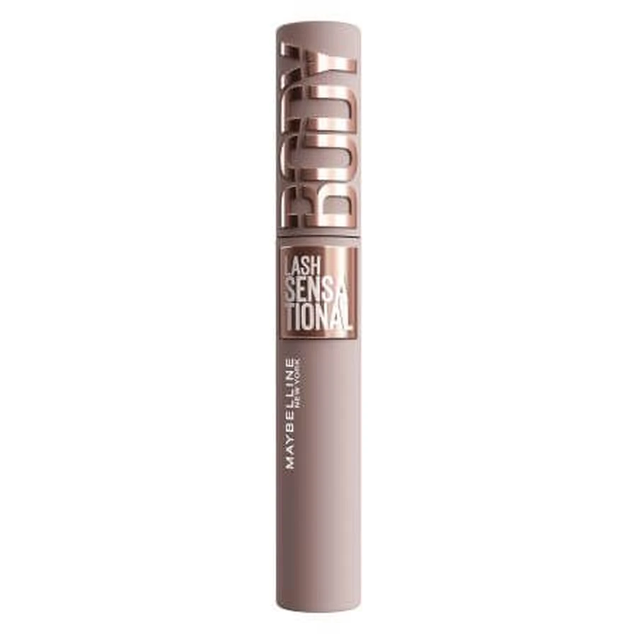 Mascara for elongated lashes and intense volume Nunata Black Lash Sensational Body, 9 ml, Maybelline