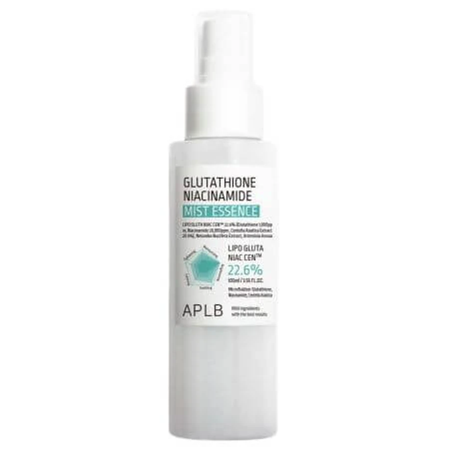 Brume pour le visage avec glutathion et niacinamide, 105 ml, Aplb