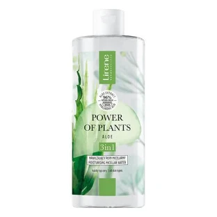 Agua micelar hidratante con extracto de aloe Power of plants, 400 ml, Lirene