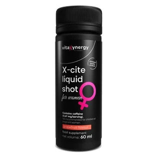 Chupito energizante para mujeres con sabor a pomelo, 12 x 60 ml, Vitaxynergy