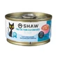 Wet cat food with tuna fillet and shrimp in soup, 80 g, Shaw